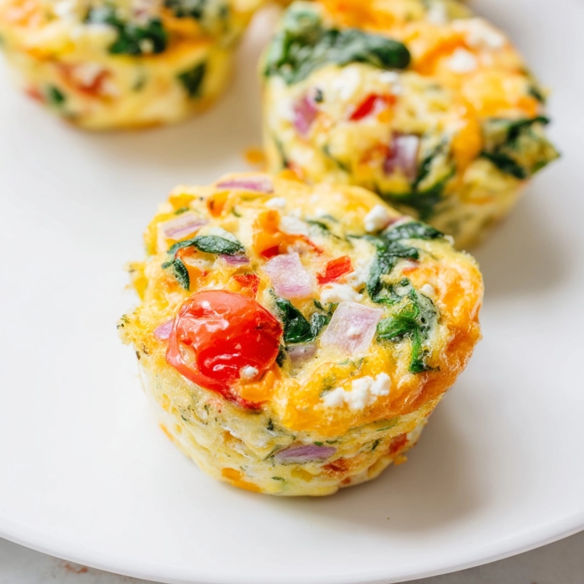 Easy Protein Egg Muffins recipe: Fluffy, cheesy muffins, delicious breakfast, gluten-free and high-protein.