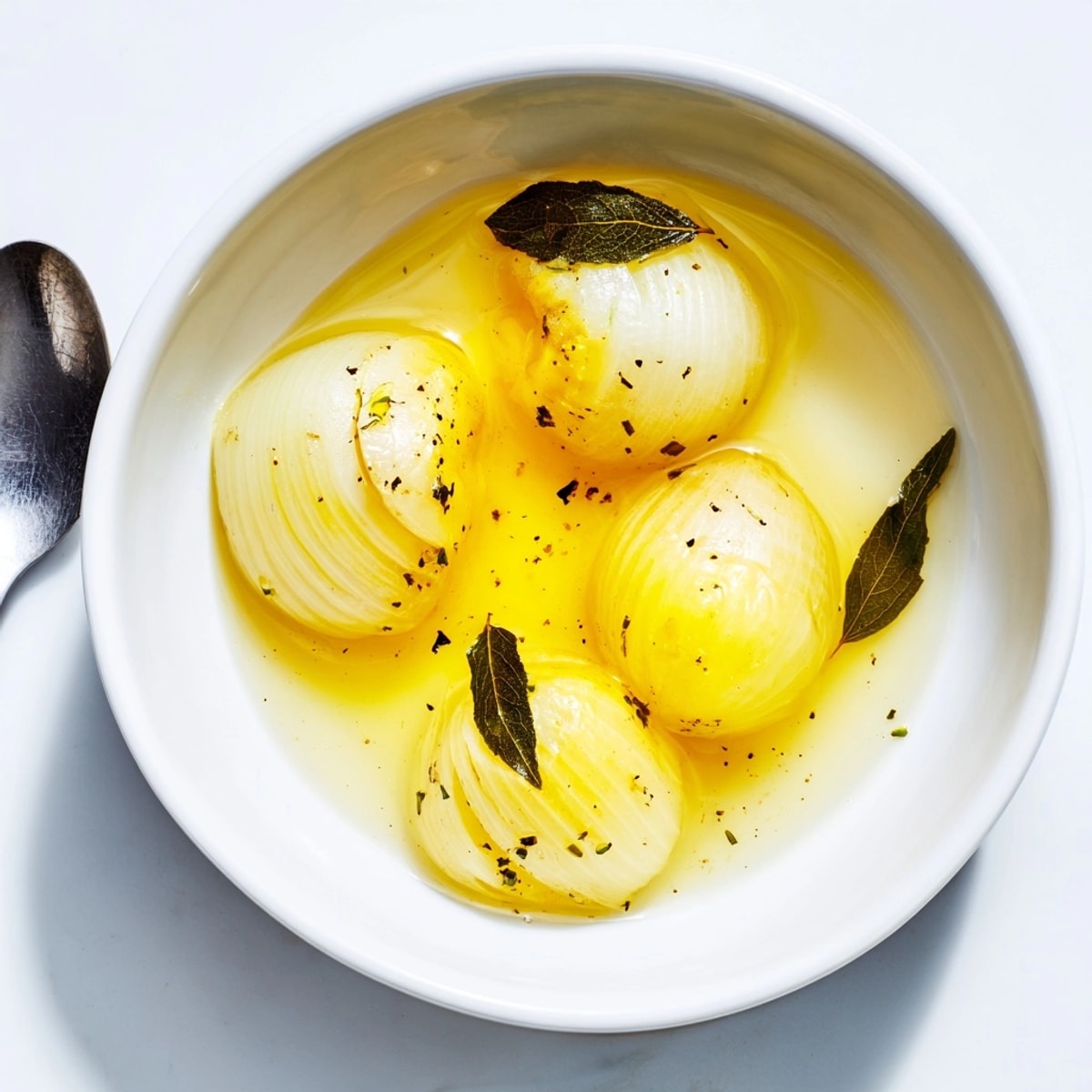 Comforting and simple Onion Boil recipe; imagine sweet, translucent onions in savory broth.