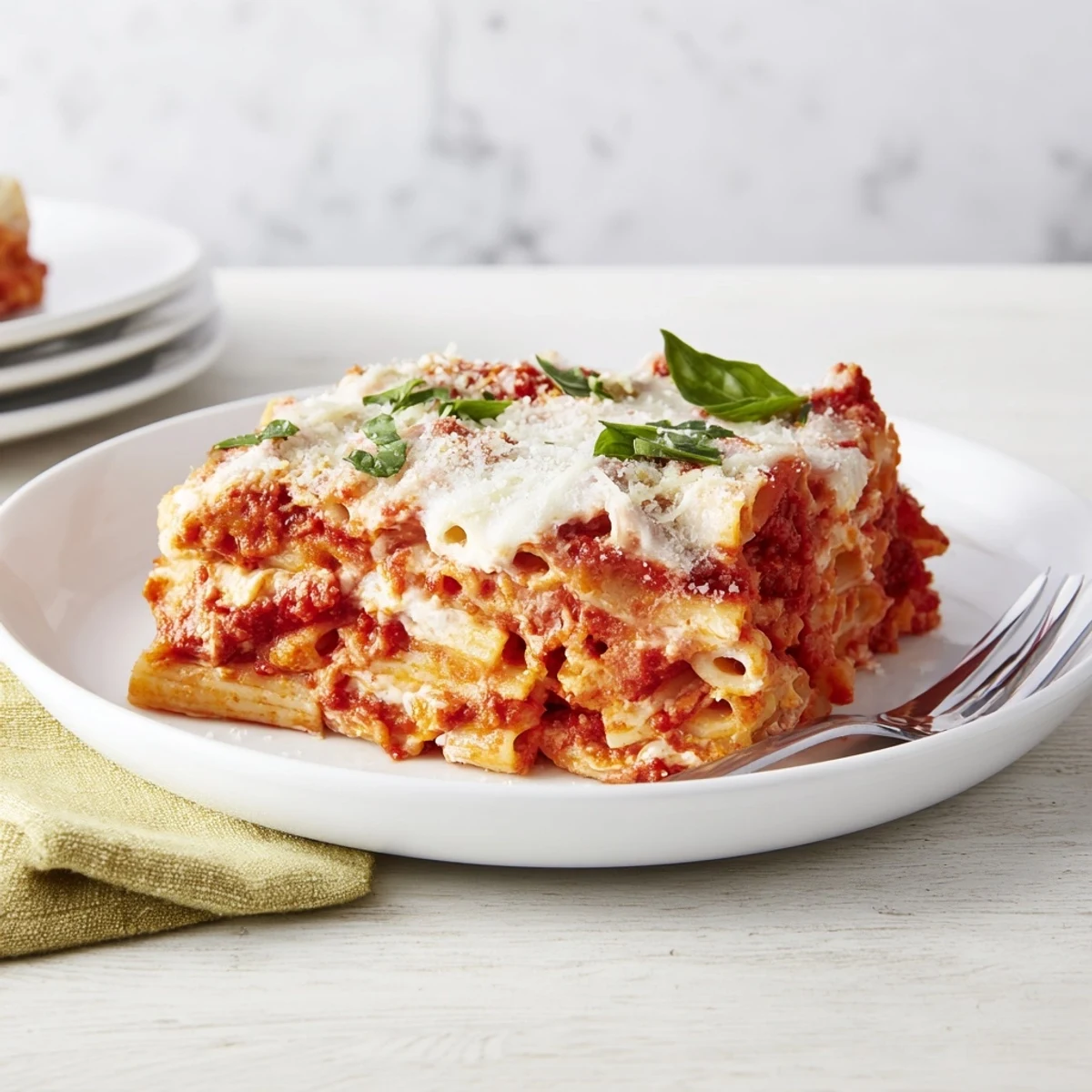 Baked Ziti with Mozzarella