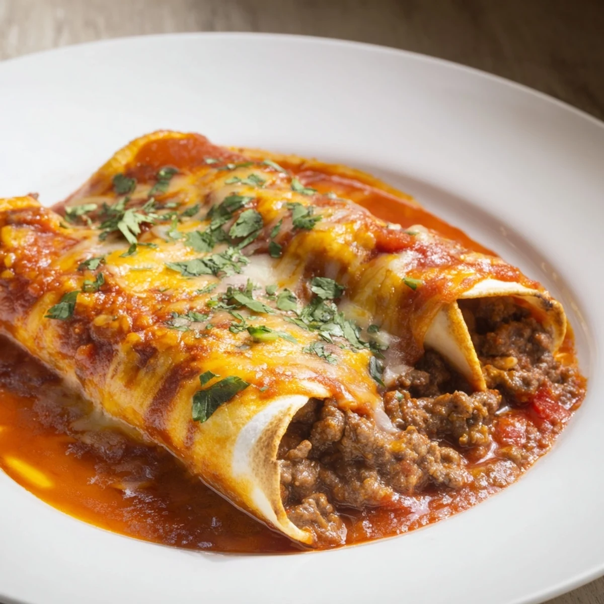 Beef Enchiladas Red Sauce
