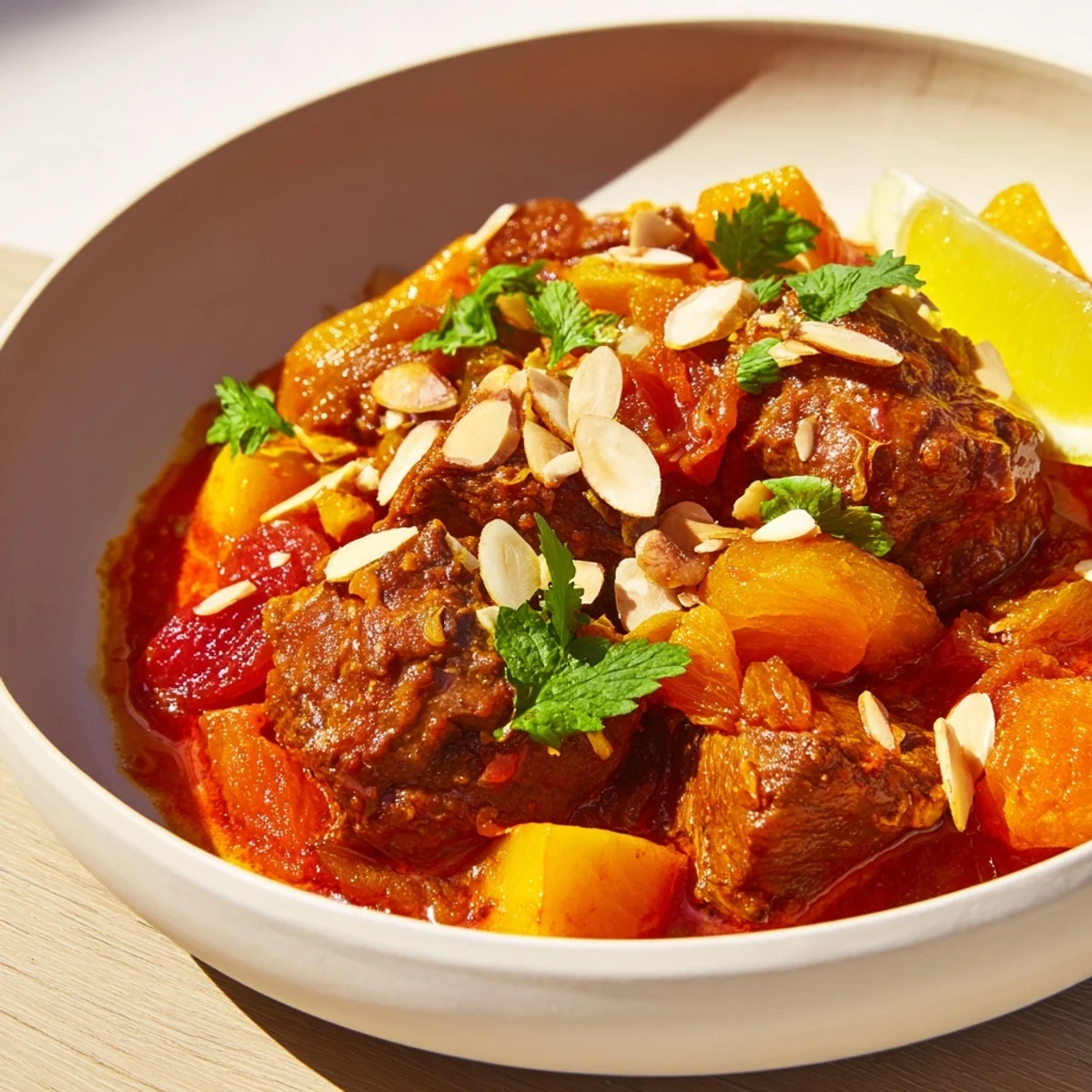 Slow Cooked Moroccan Lamb