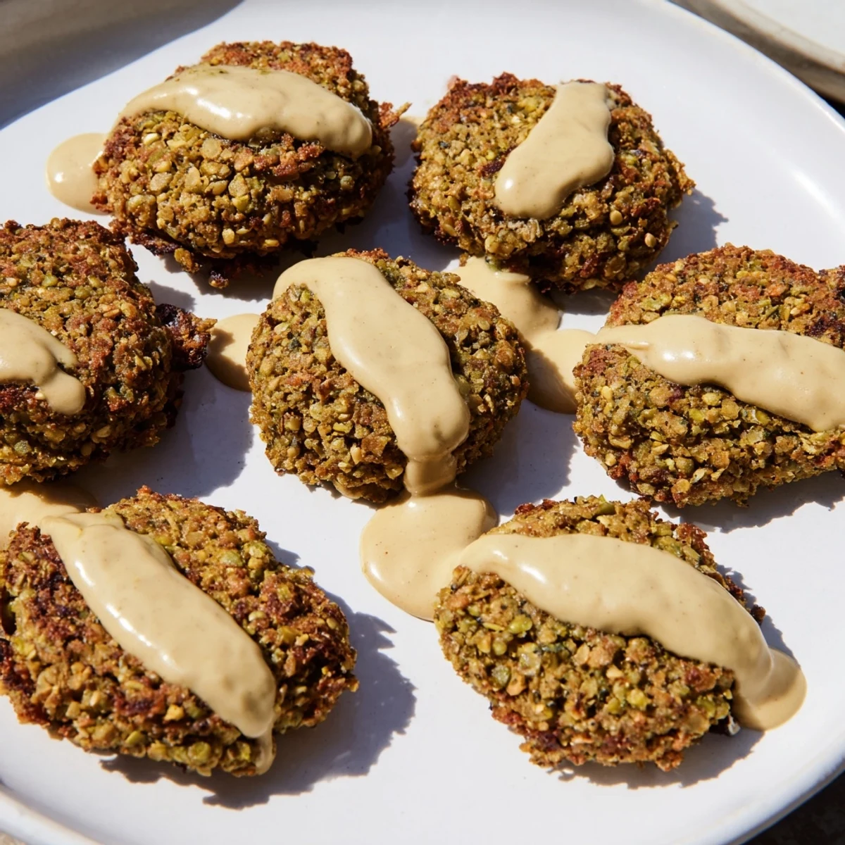 Crispy Falafel Tahini Sauce