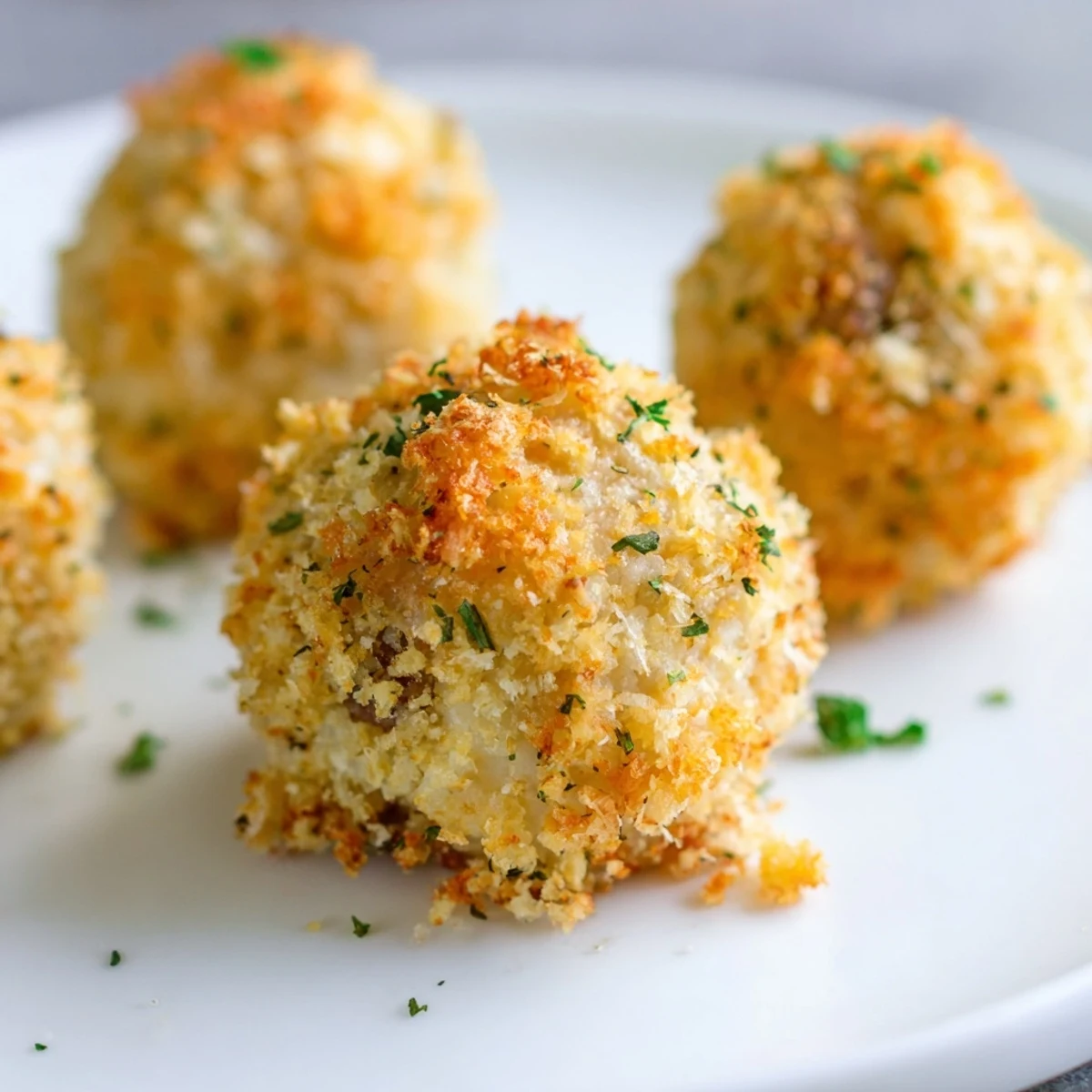 Savory Tailgate Sausage and Cheese Balls paired with a side of creamy ranch dipping sauce for a delicious game-day snack.  