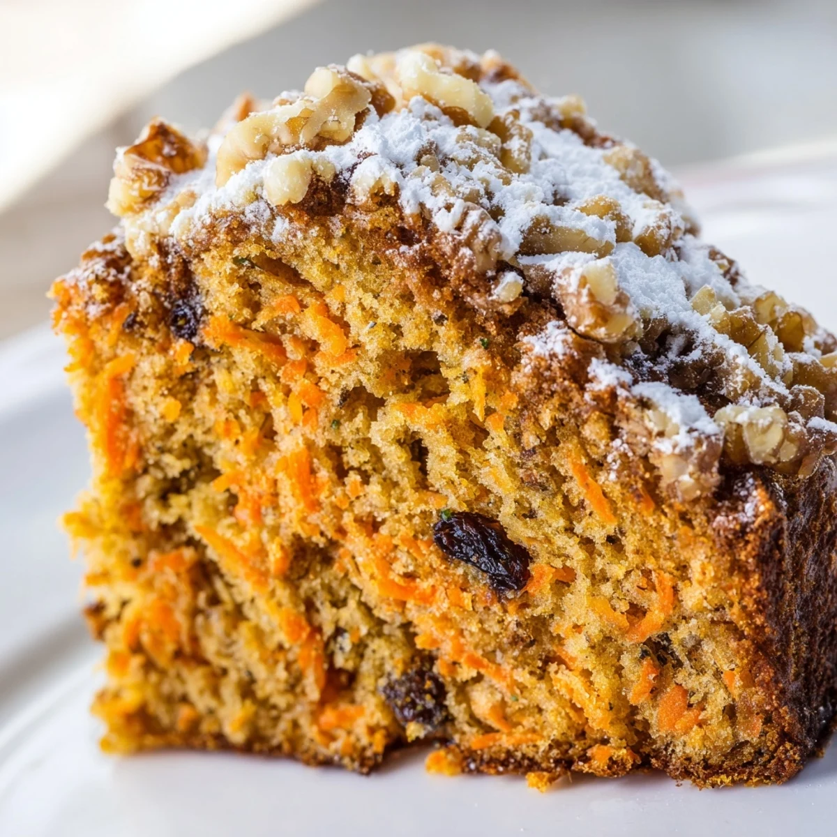 Freshly baked Greek yogurt carrot cake one bowl cooling on wire rack with cinnamon aroma
