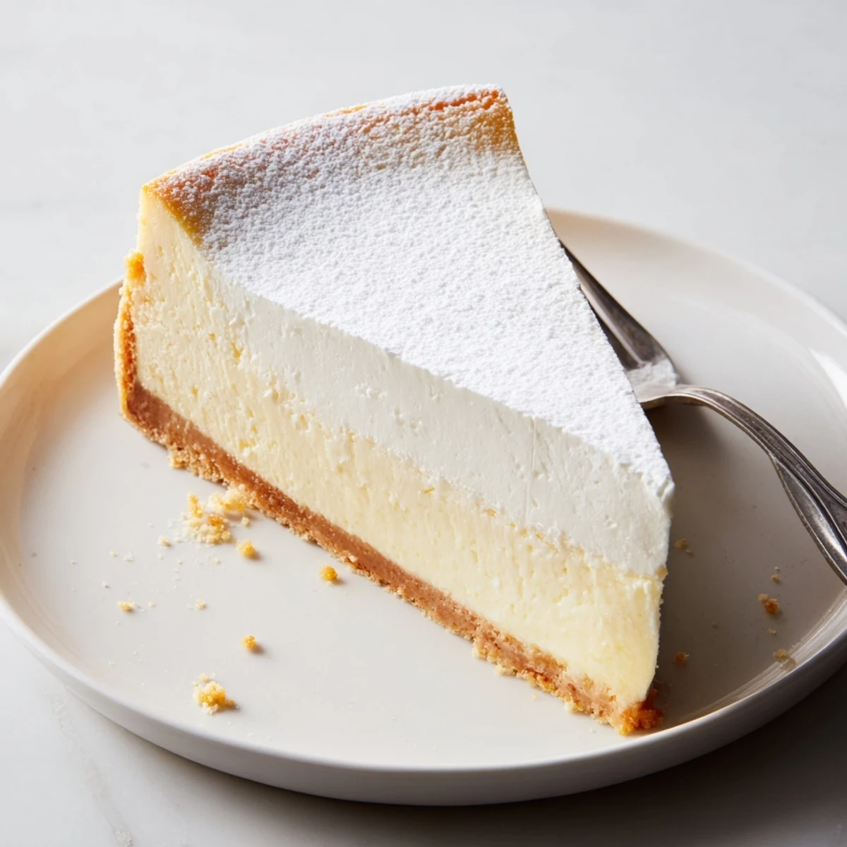 Classic Cheesecake with velvety cream filling and golden graham cracker crust