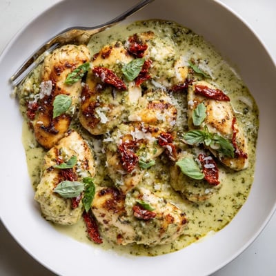 Creamy Pesto Marry Me Chicken
